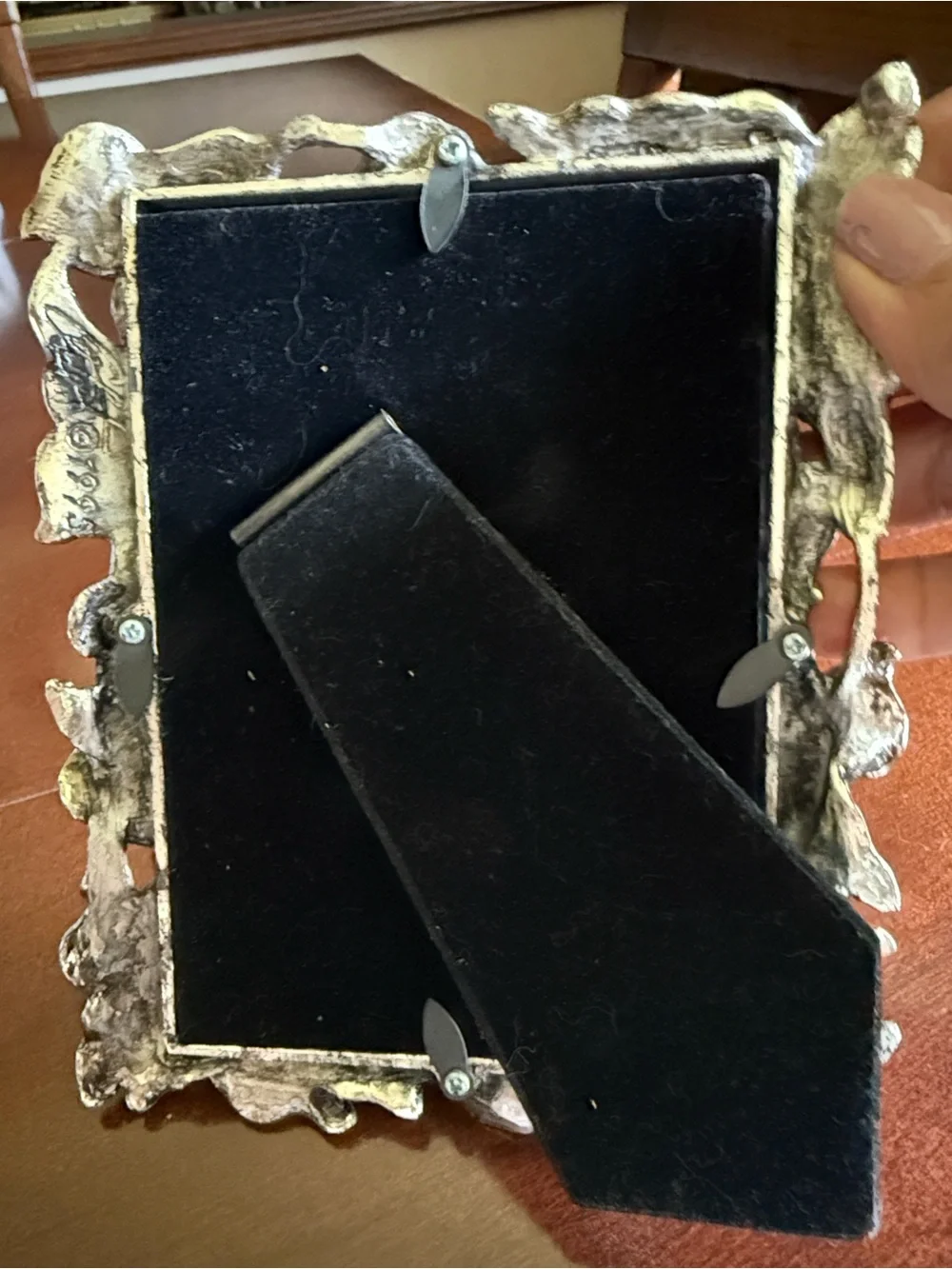Vintage 1995 Arthur Court Pewter Calla Lily Picture Frame 3.5x5 Floral
